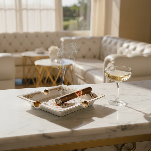 Opus X Society White Series Ashtray