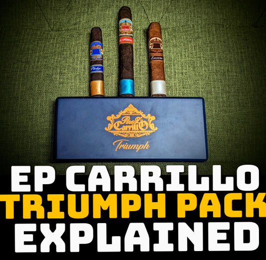 Introducing the EP Carrillo Triumph Pack: 3 of the Highest Rated Cigars in History