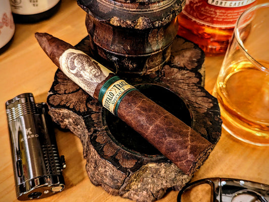 Buffalo Trace "Special F" Review: One Rugged Cowboy Saloon Cigar