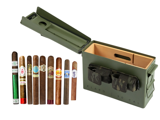 Smoke Can 30 Cal humidor bundle hero - Carl approved
